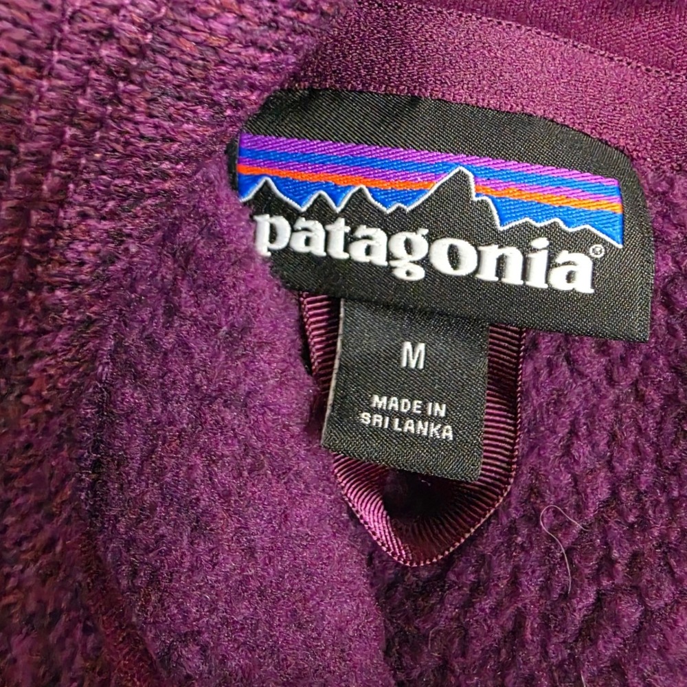 Patagonia Better Sweater Full Zip Jacket Purple Heather Knit Womens Medium - Picture 5 of 7